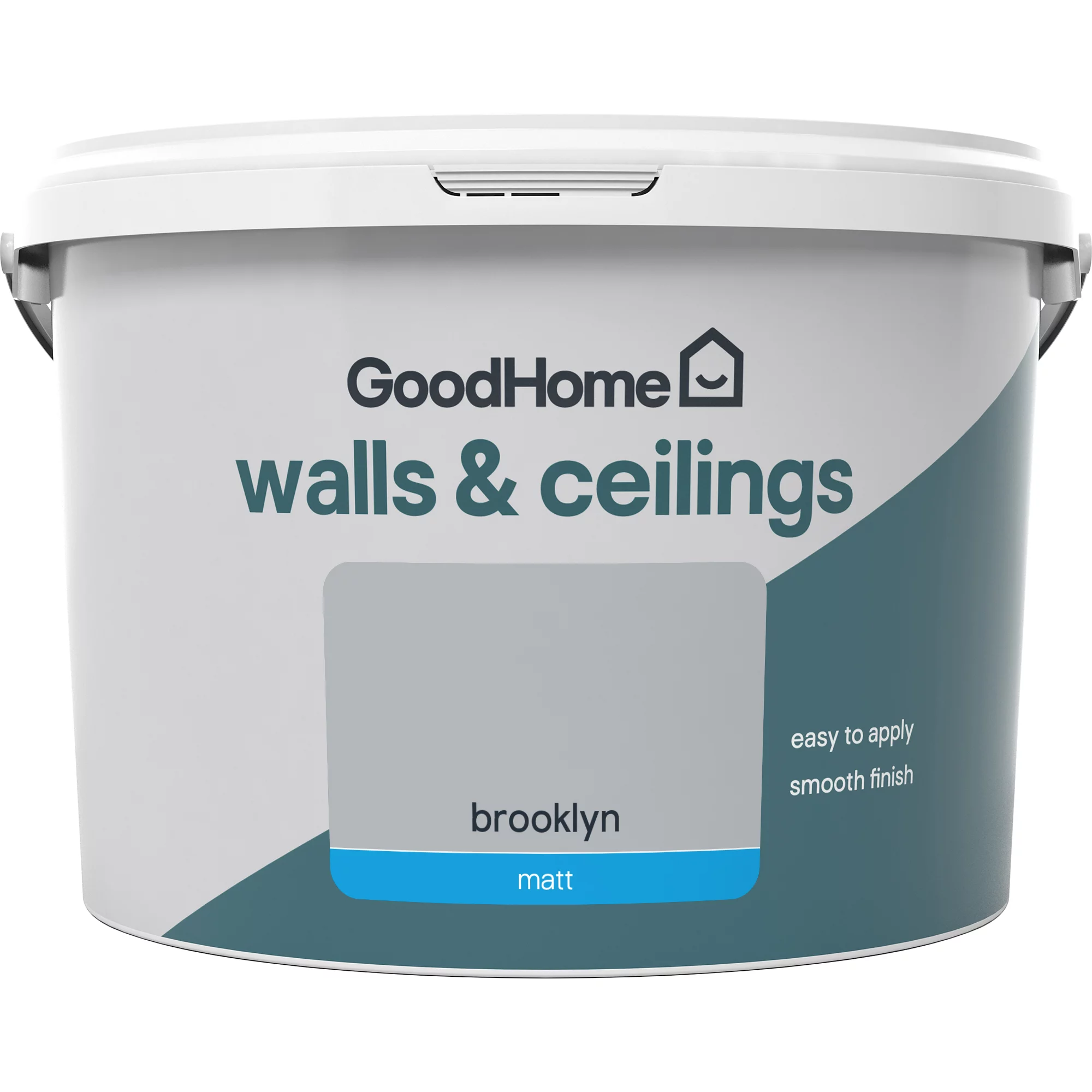 GoodHome Walls & Ceilings Brooklyn Matt Emulsion Paint, 2.5L 4 GoodHome Walls & Ceilings Brooklyn Matt Emulsion Paint, 2.5L - Image 2
