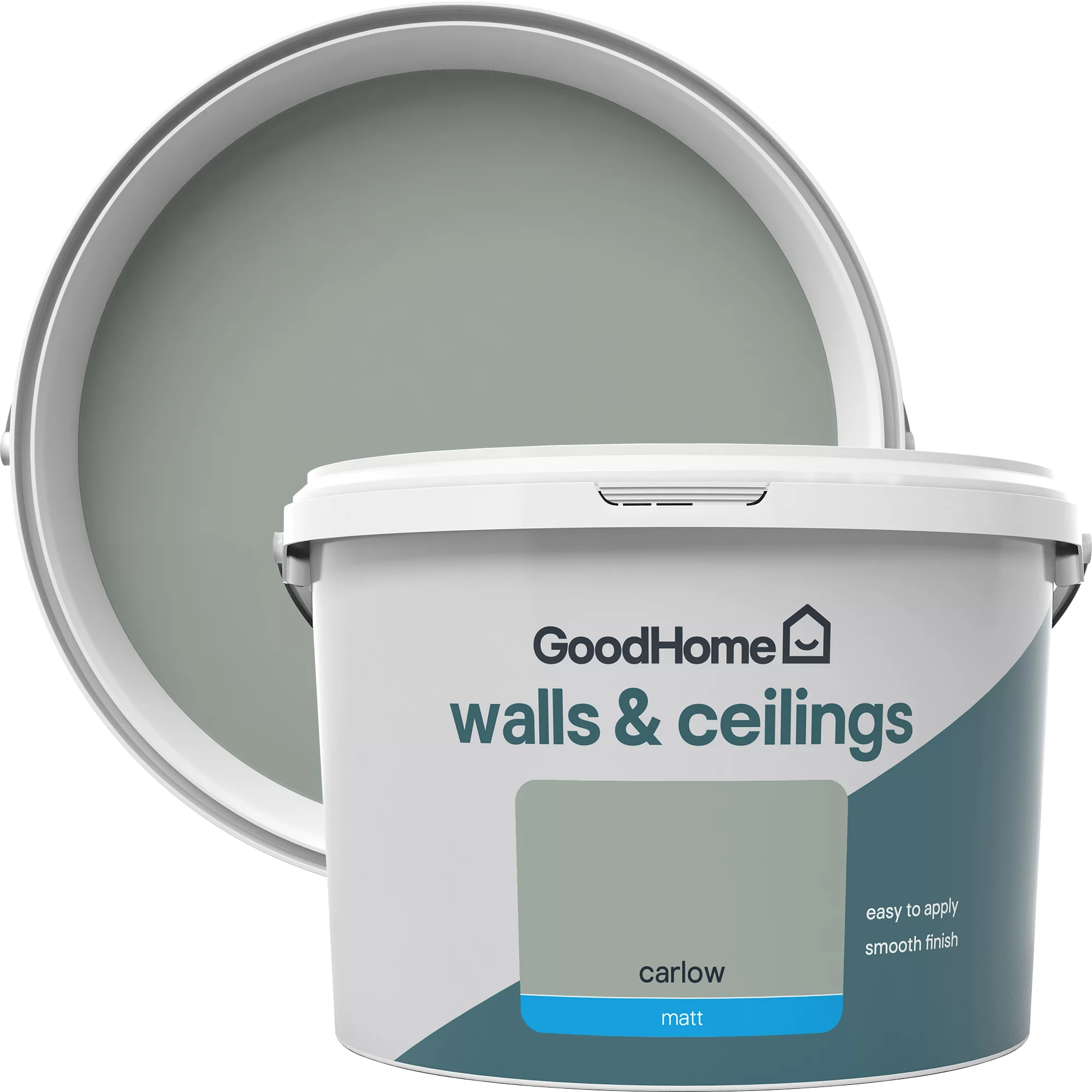 GoodHome Walls & Ceilings Carlow Matt Emulsion Paint, 2.5L 3 GoodHome Walls & Ceilings Carlow Matt Emulsion Paint, 2.5L