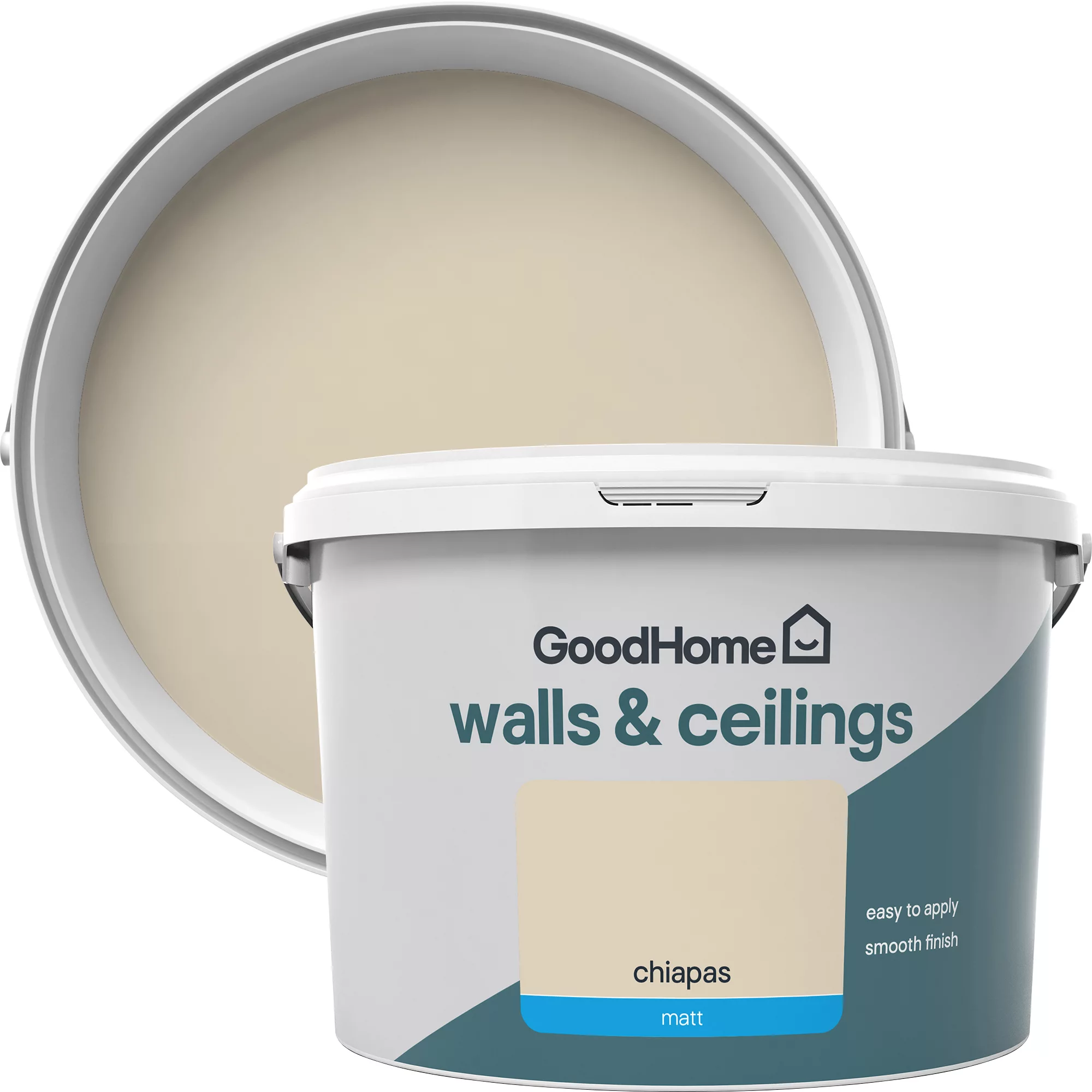 GoodHome Walls & Ceilings Chiapas Matt Emulsion Paint, 2.5L 3 GoodHome Walls & Ceilings Chiapas Matt Emulsion Paint, 2.5L