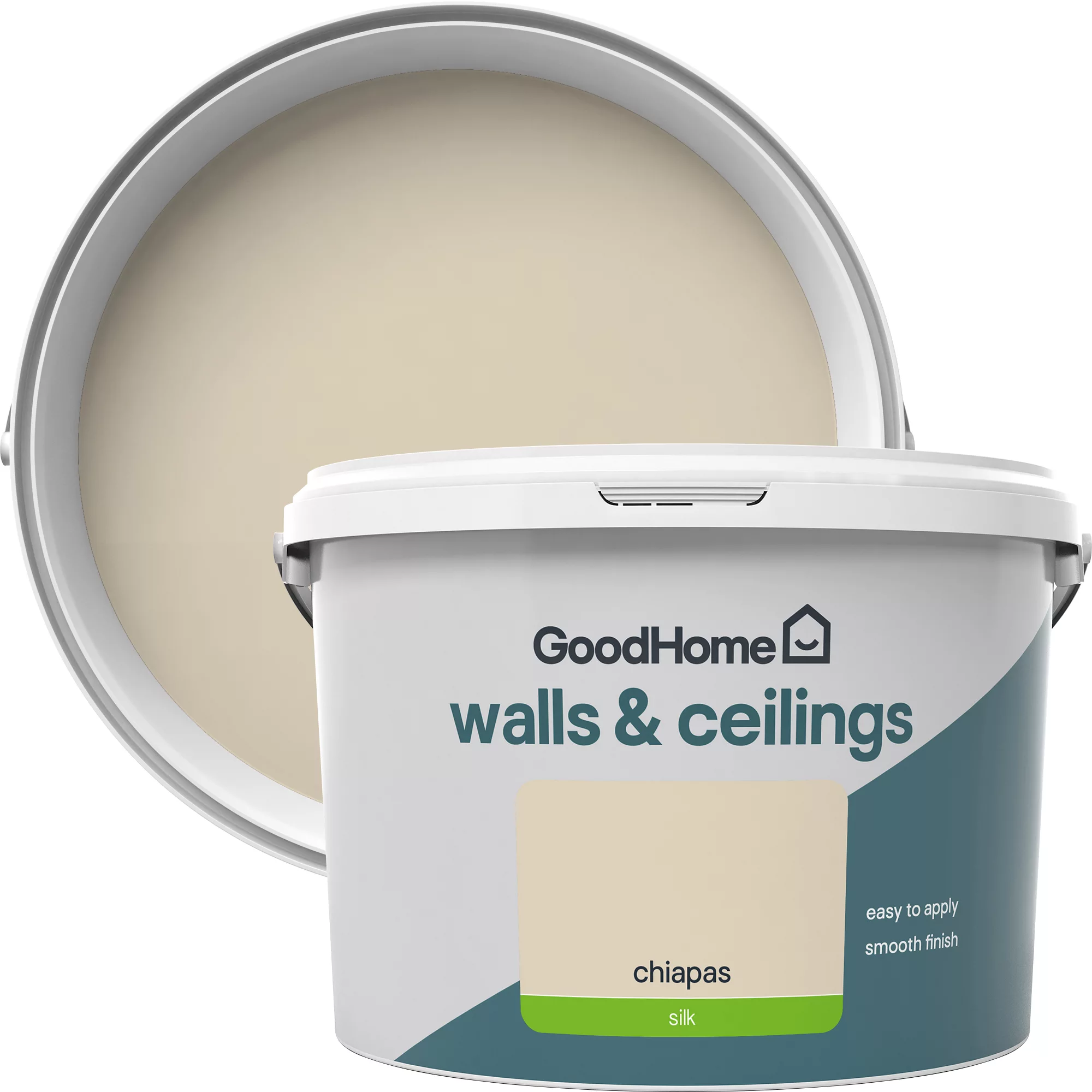 GoodHome Walls & Ceilings Chiapas Silk Emulsion Paint, 2.5L 3 GoodHome Walls & Ceilings Chiapas Silk Emulsion Paint, 2.5L