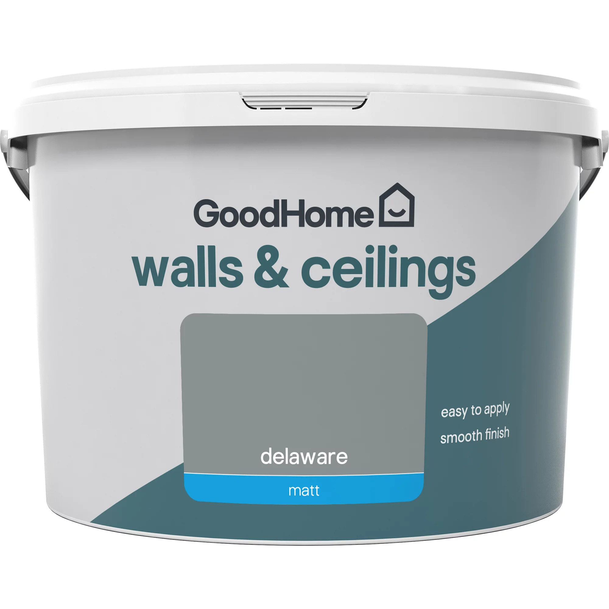 GoodHome Walls & Ceilings Delaware Matt Emulsion Paint, 2.5L 4 GoodHome Walls & Ceilings Delaware Matt Emulsion Paint, 2.5L - Image 2