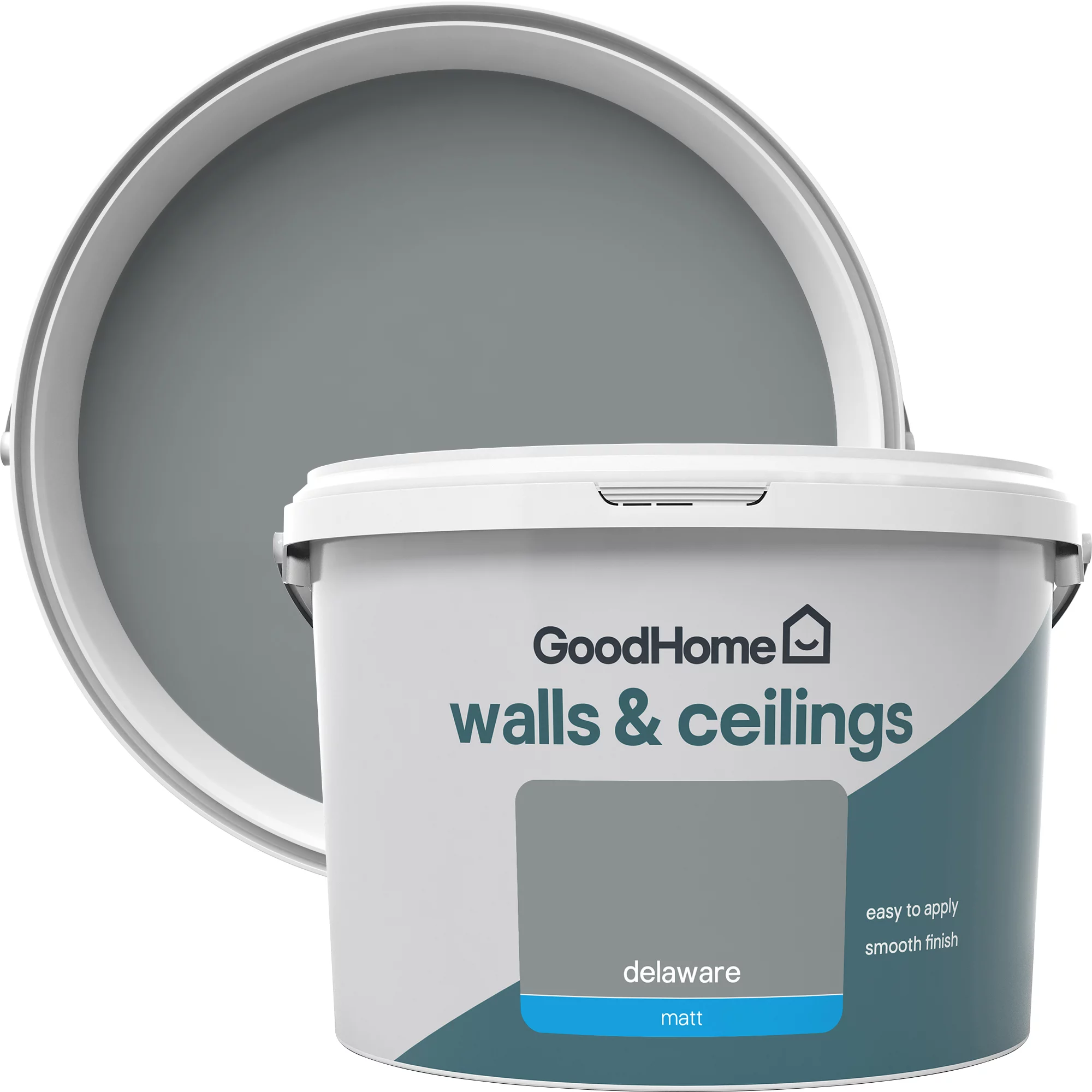 GoodHome Walls & Ceilings Delaware Matt Emulsion Paint, 2.5L 3 GoodHome Walls & Ceilings Delaware Matt Emulsion Paint, 2.5L