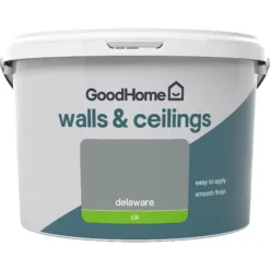 GoodHome Walls & Ceilings Delaware Silk Emulsion Paint, 2.5L -Trade Points goodhome walls ceilings delaware silk emulsion paint 2 5l3663602596578 02c
