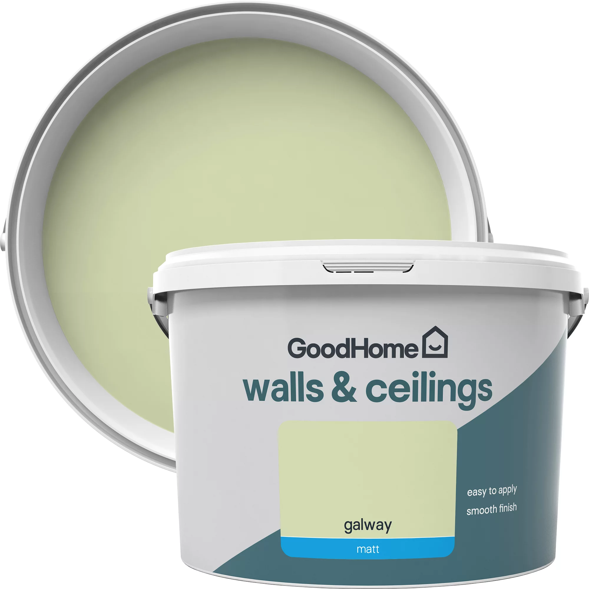 GoodHome Walls & Ceilings Galway Matt Emulsion Paint, 2.5L 3 GoodHome Walls & Ceilings Galway Matt Emulsion Paint, 2.5L