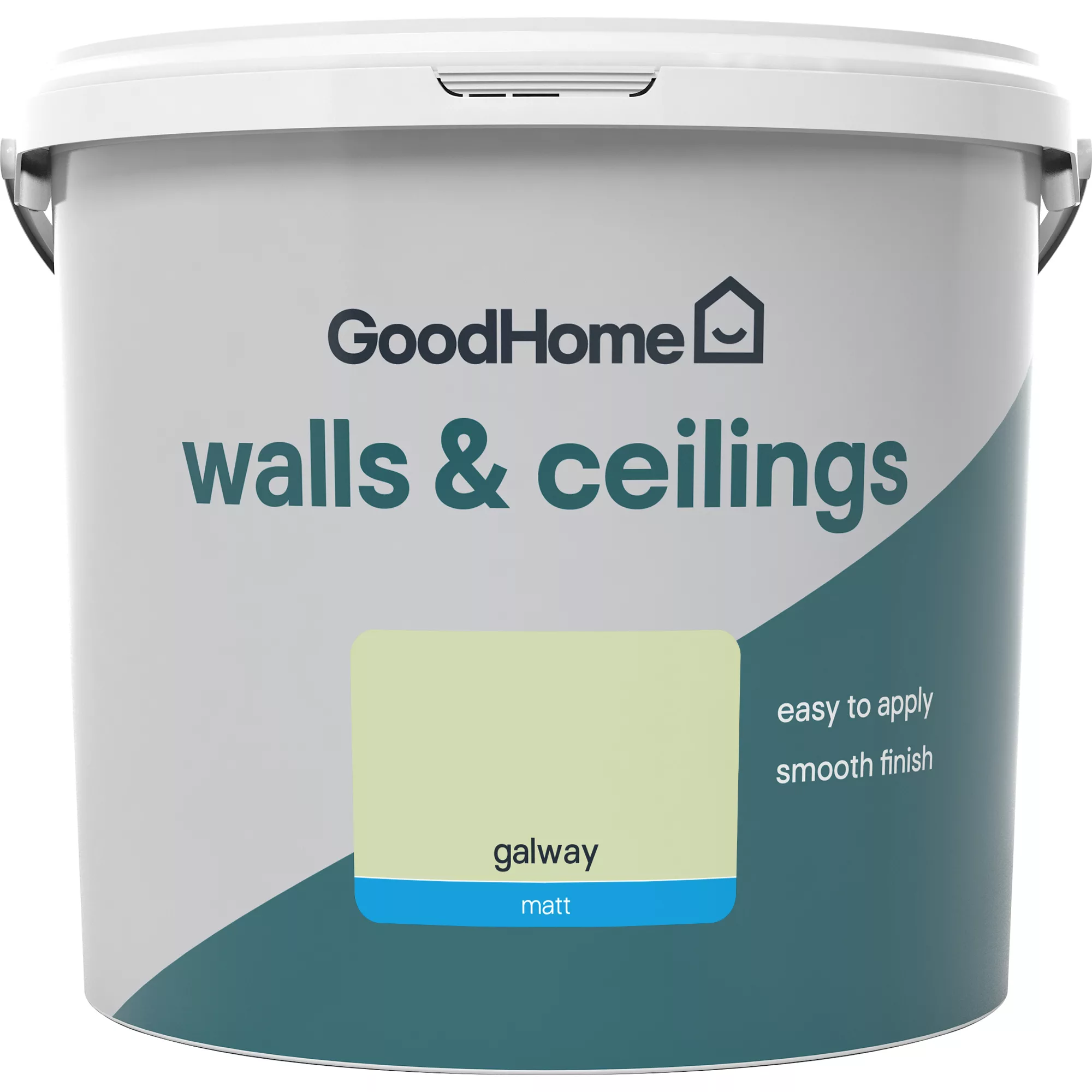 GoodHome Walls & Ceilings Galway Matt Emulsion Paint, 5L 4 GoodHome Walls & Ceilings Galway Matt Emulsion Paint, 5L - Image 2
