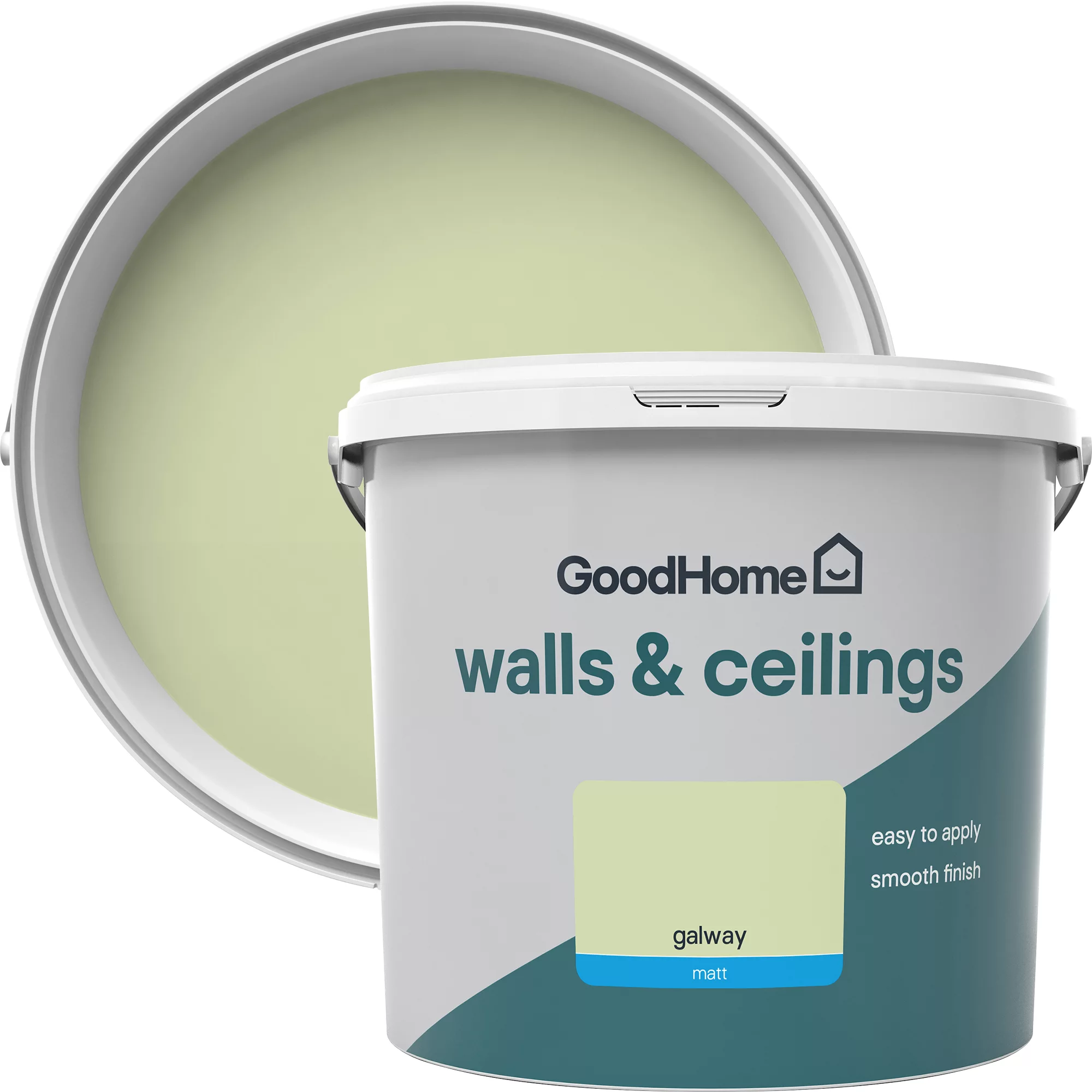 GoodHome Walls & Ceilings Galway Matt Emulsion Paint, 5L 3 GoodHome Walls & Ceilings Galway Matt Emulsion Paint, 5L