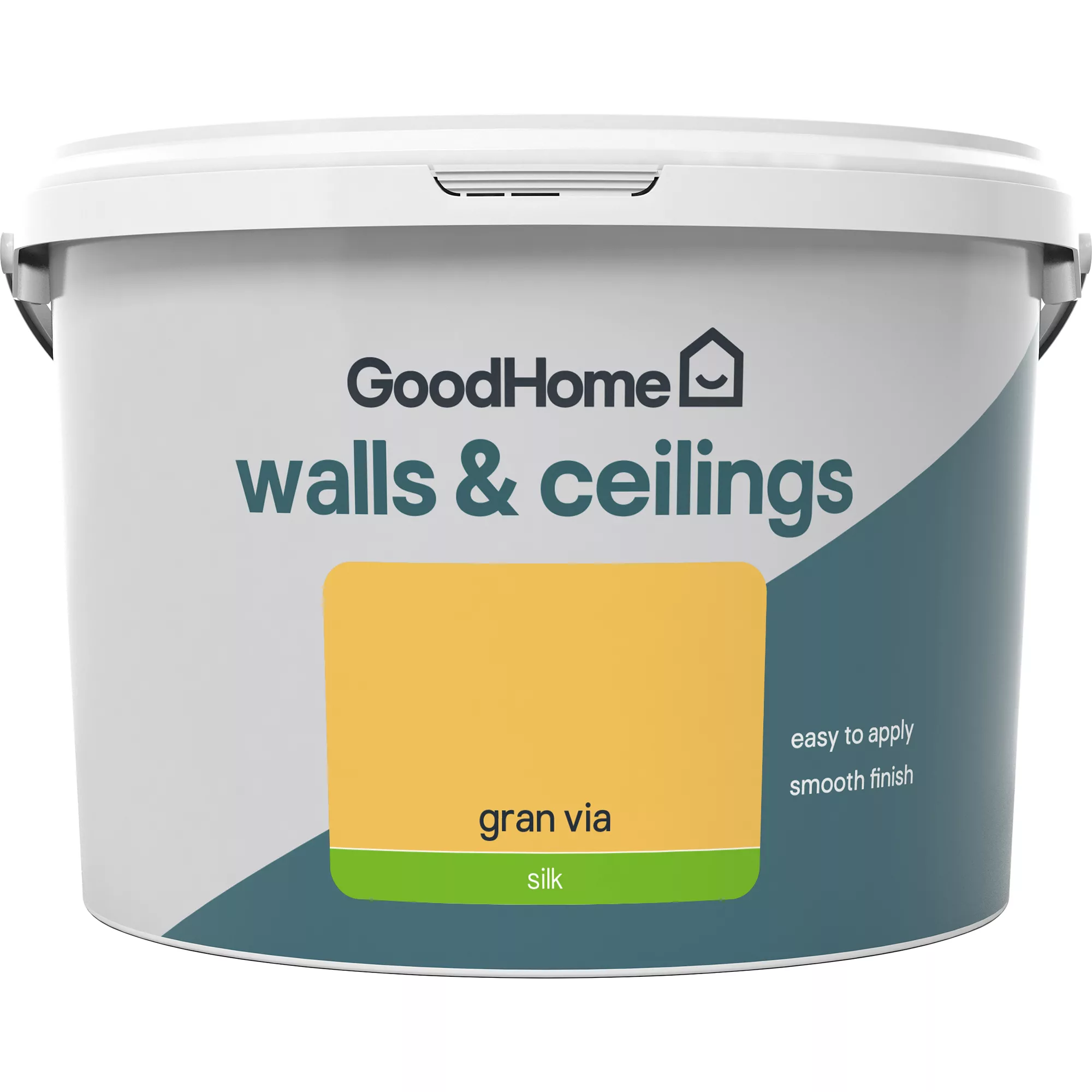 GoodHome Walls & Ceilings Gran Via Silk Emulsion Paint, 2.5L 4 GoodHome Walls & Ceilings Gran Via Silk Emulsion Paint, 2.5L - Image 2