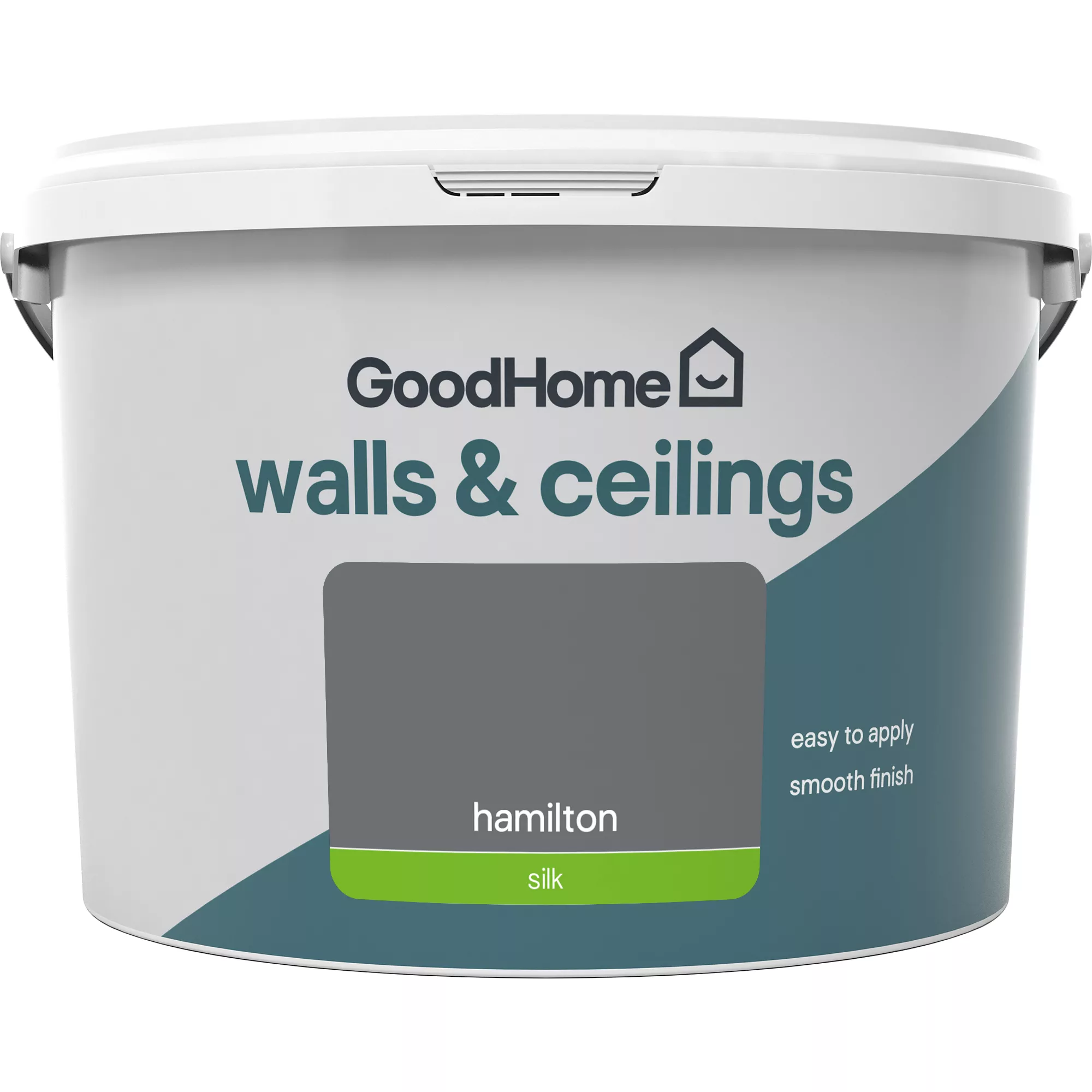 GoodHome Walls & Ceilings Hamilton Silk Emulsion Paint, 2.5L 4 GoodHome Walls & Ceilings Hamilton Silk Emulsion Paint, 2.5L - Image 2