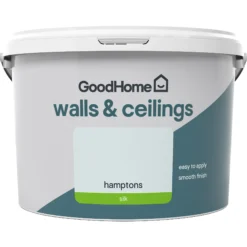 GoodHome Walls & Ceilings Hamptons Silk Emulsion Paint, 2.5L -Trade Points goodhome walls ceilings hamptons silk emulsion paint 2 5l3663602596219 02c