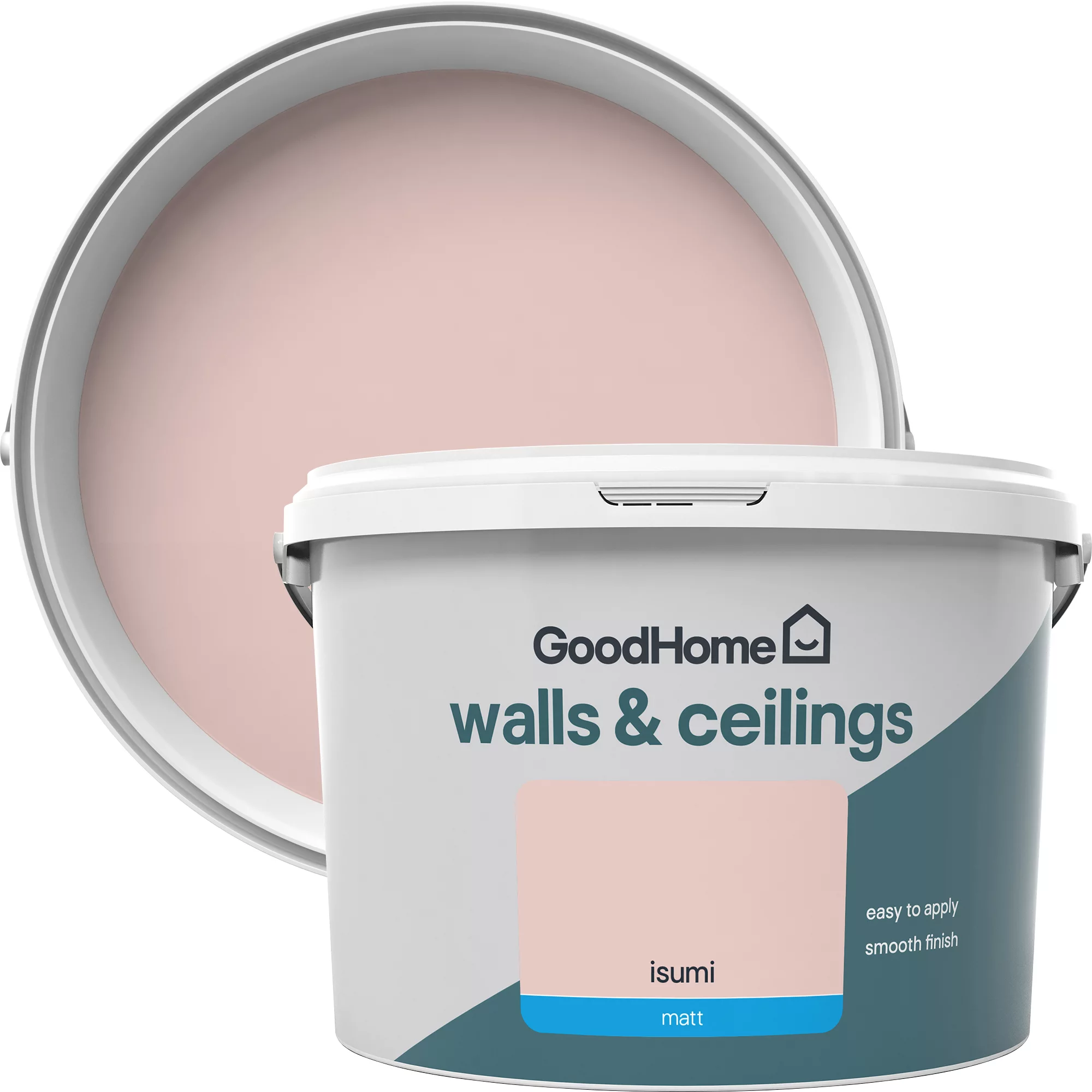 GoodHome Walls & Ceilings Isumi Matt Emulsion Paint, 2.5L 3 GoodHome Walls & Ceilings Isumi Matt Emulsion Paint, 2.5L