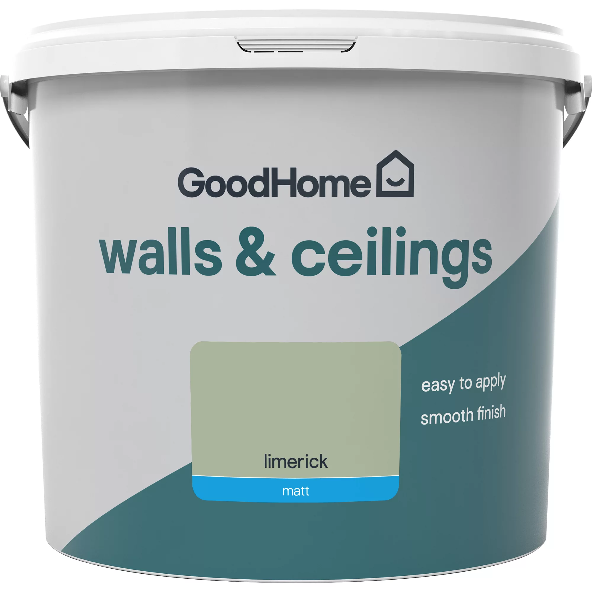 GoodHome Walls & Ceilings Limerick Matt Emulsion Paint, 5L 4 GoodHome Walls & Ceilings Limerick Matt Emulsion Paint, 5L - Image 2