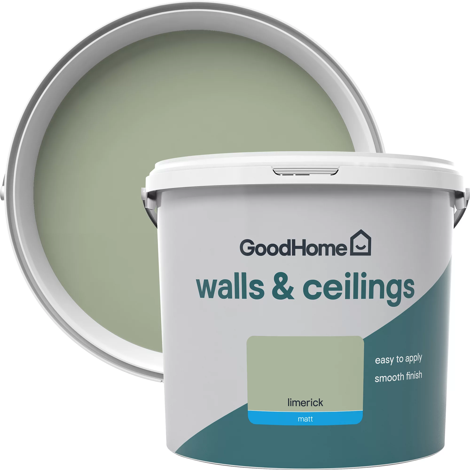 GoodHome Walls & Ceilings Limerick Matt Emulsion Paint, 5L 3 GoodHome Walls & Ceilings Limerick Matt Emulsion Paint, 5L