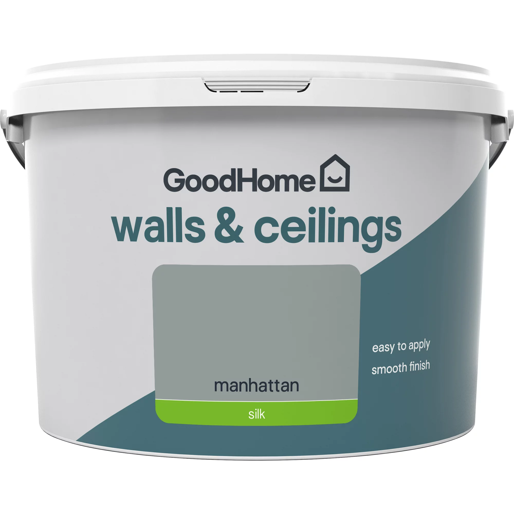 GoodHome Walls & Ceilings Manhattan Silk Emulsion Paint, 2.5L 4 GoodHome Walls & Ceilings Manhattan Silk Emulsion Paint, 2.5L - Image 2