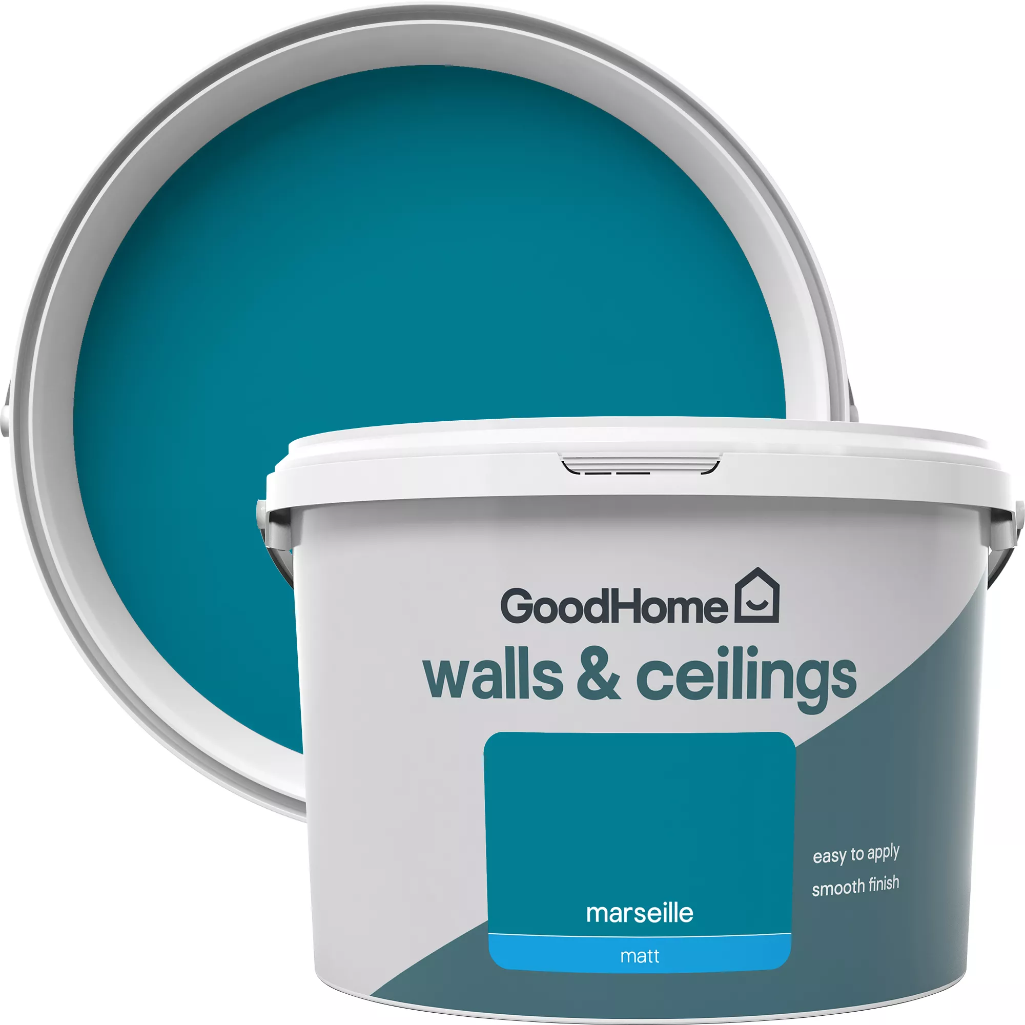 GoodHome Walls & Ceilings Marseille Matt Emulsion Paint, 2.5L 3 GoodHome Walls & Ceilings Marseille Matt Emulsion Paint, 2.5L