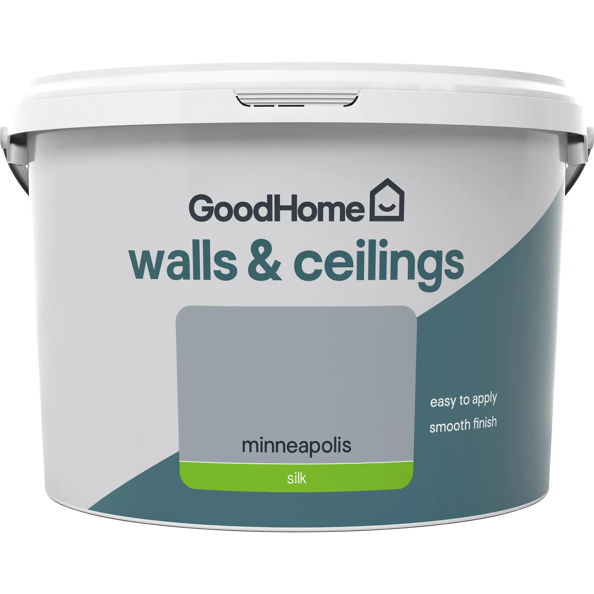GoodHome Walls & Ceilings Minneapolis Silk Emulsion Paint, 2.5L 4 GoodHome Walls & Ceilings Minneapolis Silk Emulsion Paint, 2.5L - Image 2