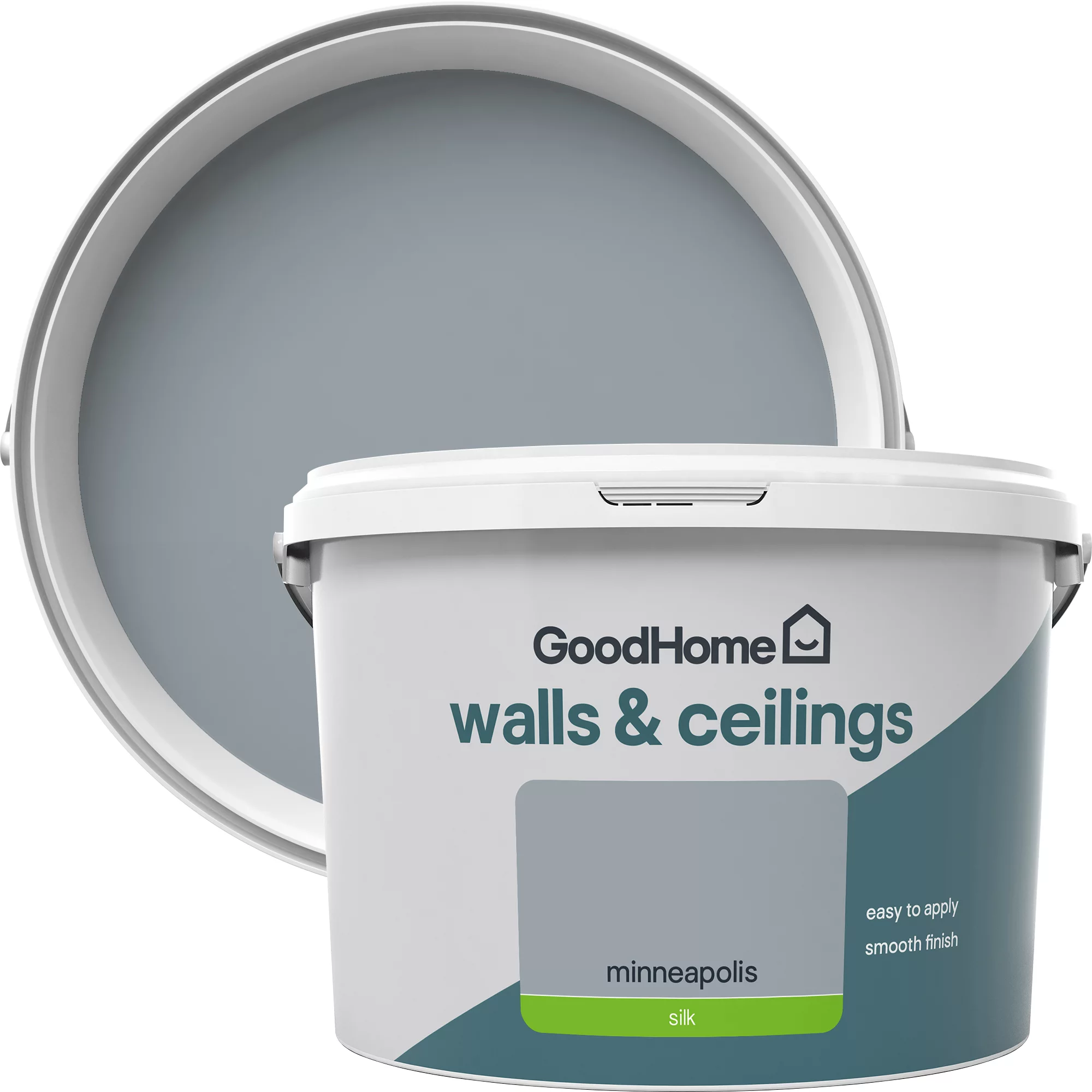 GoodHome Walls & Ceilings Minneapolis Silk Emulsion Paint, 2.5L 3 GoodHome Walls & Ceilings Minneapolis Silk Emulsion Paint, 2.5L