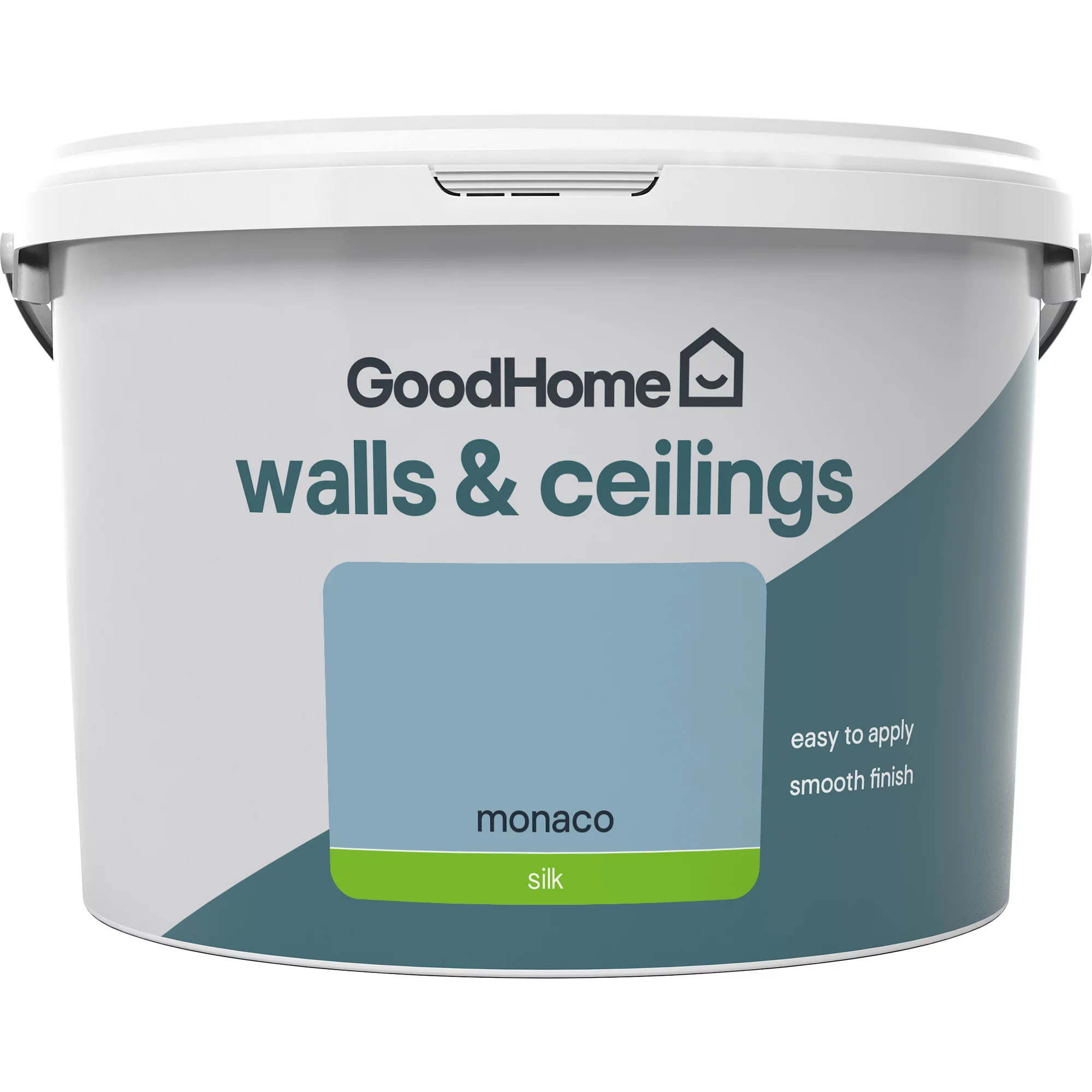 GoodHome Walls & Ceilings Monaco Silk Emulsion Paint, 2.5L 4 GoodHome Walls & Ceilings Monaco Silk Emulsion Paint, 2.5L - Image 2