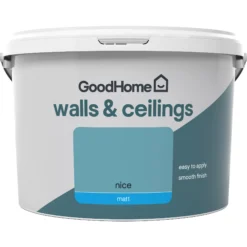 GoodHome Walls & Ceilings Nice Matt Emulsion Paint, 2.5L 6 GoodHome Walls & Ceilings Nice Matt Emulsion Paint, 2.5L -Trade Points goodhome walls ceilings nice matt emulsion paint 2 5l3663602598855 02c