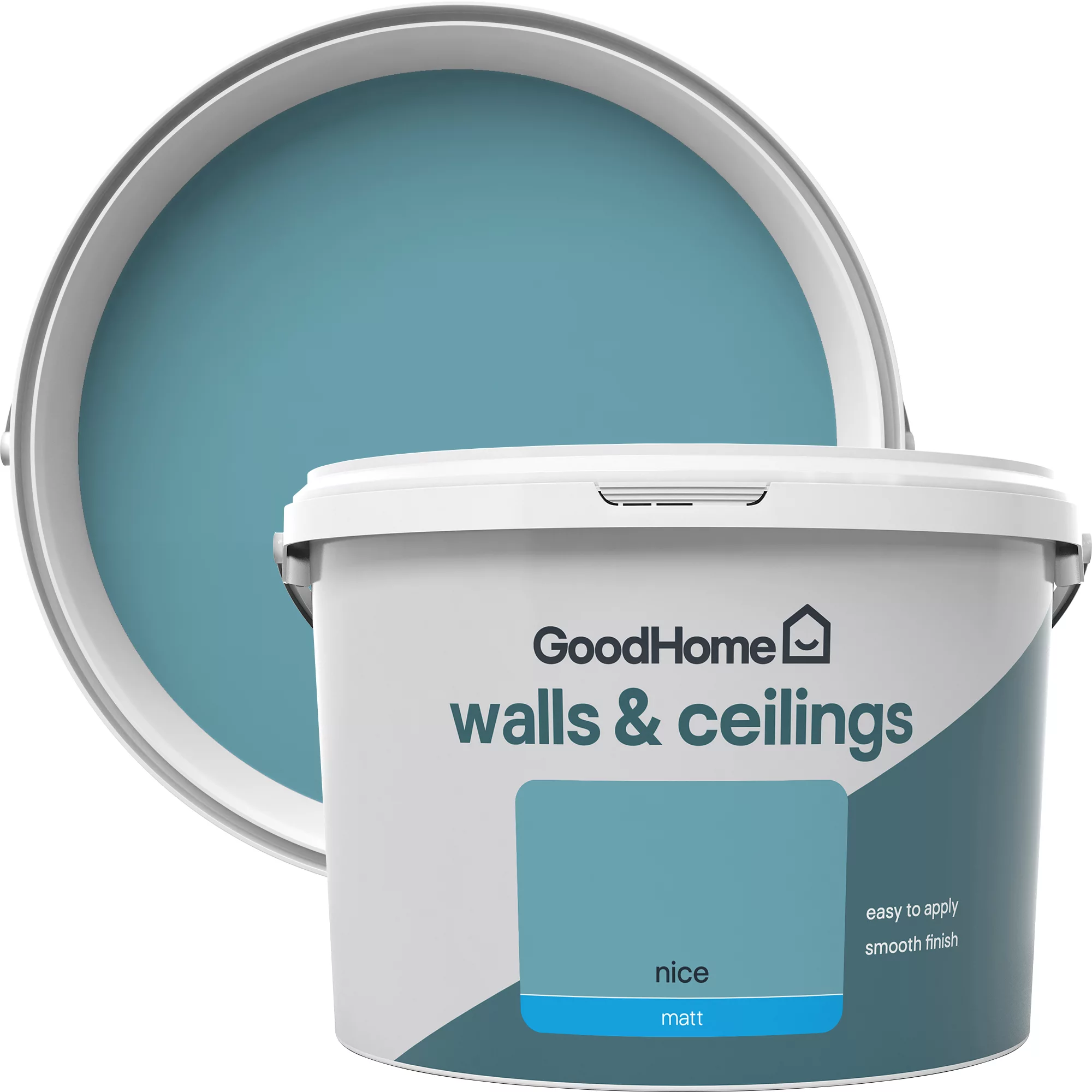 GoodHome Walls & Ceilings Nice Matt Emulsion Paint, 2.5L 3 GoodHome Walls & Ceilings Nice Matt Emulsion Paint, 2.5L