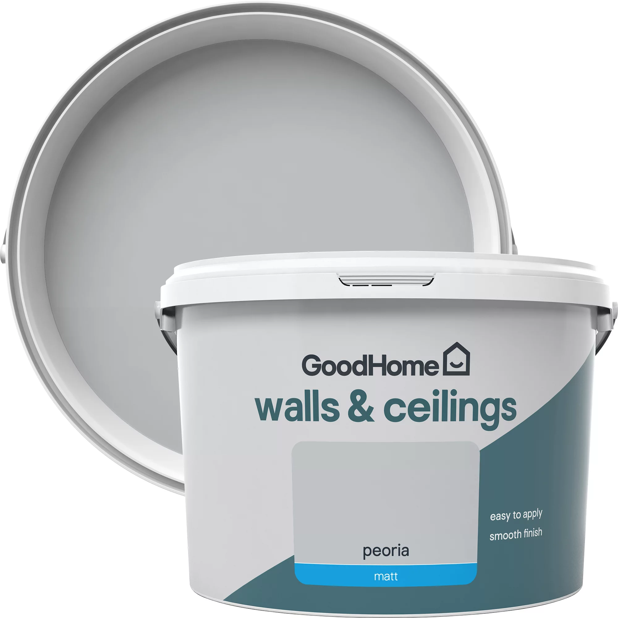 GoodHome Walls & Ceilings Peoria Matt Emulsion Paint, 2.5L 3 GoodHome Walls & Ceilings Peoria Matt Emulsion Paint, 2.5L