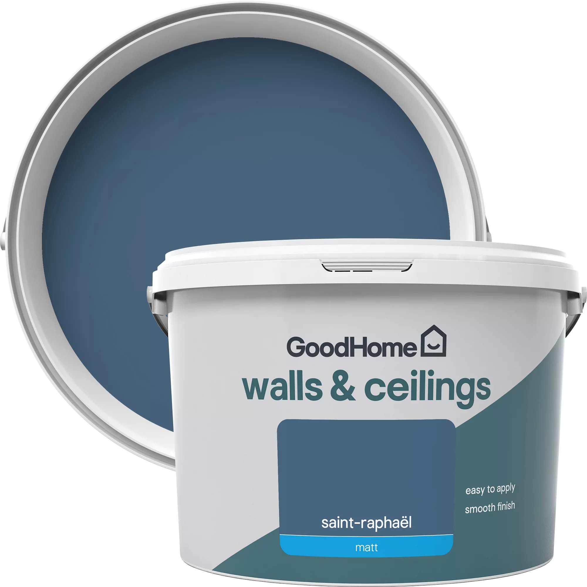 GoodHome Walls & Ceilings Saint-raphaël Matt Emulsion Paint, 2.5L 3 GoodHome Walls & Ceilings Saint-raphaël Matt Emulsion Paint, 2.5L