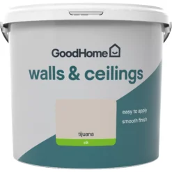 GoodHome Walls & Ceilings Tijuana Silk Emulsion Paint, 5L 6 GoodHome Walls & Ceilings Tijuana Silk Emulsion Paint, 5L -Trade Points goodhome walls ceilings tijuana silk emulsion paint 5l3663602594185 02c