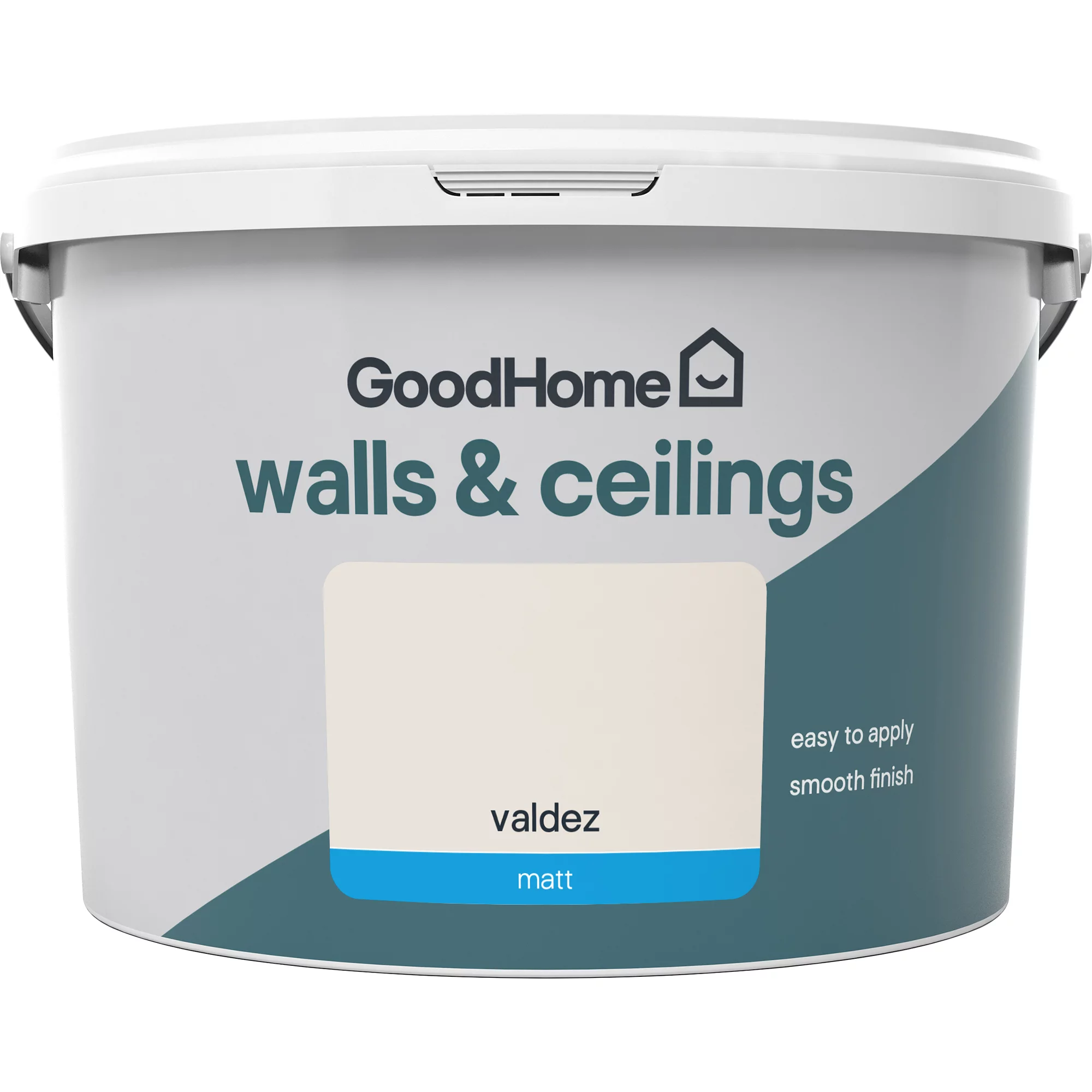 GoodHome Walls & Ceilings Valdez Matt Emulsion Paint, 2.5L 4 GoodHome Walls & Ceilings Valdez Matt Emulsion Paint, 2.5L - Image 2