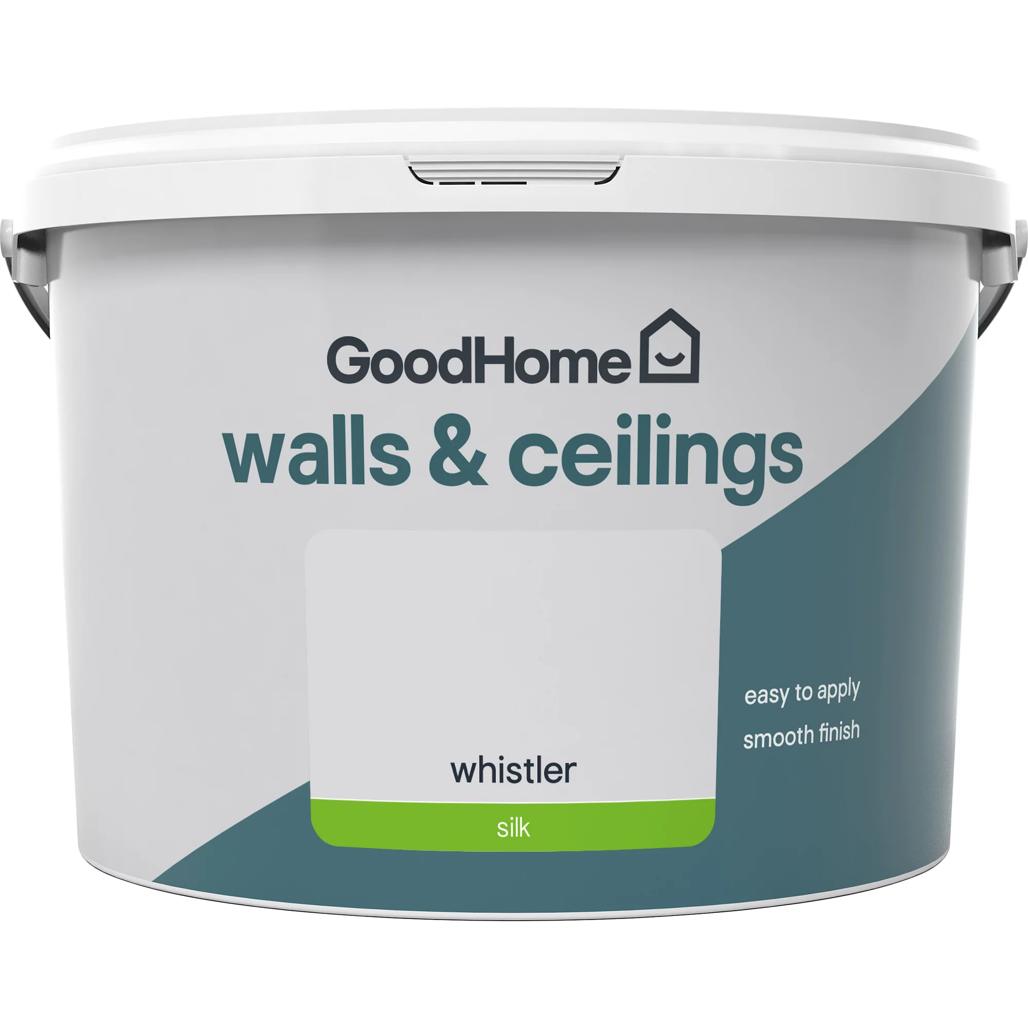 GoodHome Walls & Ceilings Whistler Silk Emulsion Paint, 2.5L 4 GoodHome Walls & Ceilings Whistler Silk Emulsion Paint, 2.5L - Image 2
