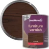 GoodHome Walnut Gloss Multi-surface Furniture Wood Varnish, 750ml 1 GoodHome Walnut Gloss Multi-surface Furniture Wood Varnish, 750ml -Trade Points goodhome walnut gloss multi surface furniture wood varnish 750ml5059340486895 21c
