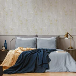 GoodHome Willot Grey Leaf Textured Wallpaper 12 GoodHome Willot Grey Leaf Textured Wallpaper -Trade Points goodhome willot grey leaf textured wallpaper5059340410197 21i