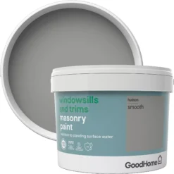 GoodHome Windowsills & Trims Hudson Smooth Matt Masonry Paint, 2.5L 10 GoodHome Windowsills & Trims Hudson Smooth Matt Masonry Paint, 2.5L -Trade Points goodhome windowsills trims hudson smooth matt masonry paint 2 5l3663602520702 37c
