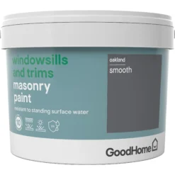 GoodHome Windowsills & Trims Oakland Smooth Matt Masonry Paint, 2.5L 9 GoodHome Windowsills & Trims Oakland Smooth Matt Masonry Paint, 2.5L -Trade Points goodhome windowsills trims oakland smooth matt masonry paint 2 5l3663602520573 08c bq