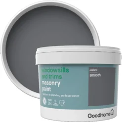 GoodHome Windowsills & Trims Oakland Smooth Matt Masonry Paint, 2.5L 10 GoodHome Windowsills & Trims Oakland Smooth Matt Masonry Paint, 2.5L -Trade Points goodhome windowsills trims oakland smooth matt masonry paint 2 5l3663602520573 37c