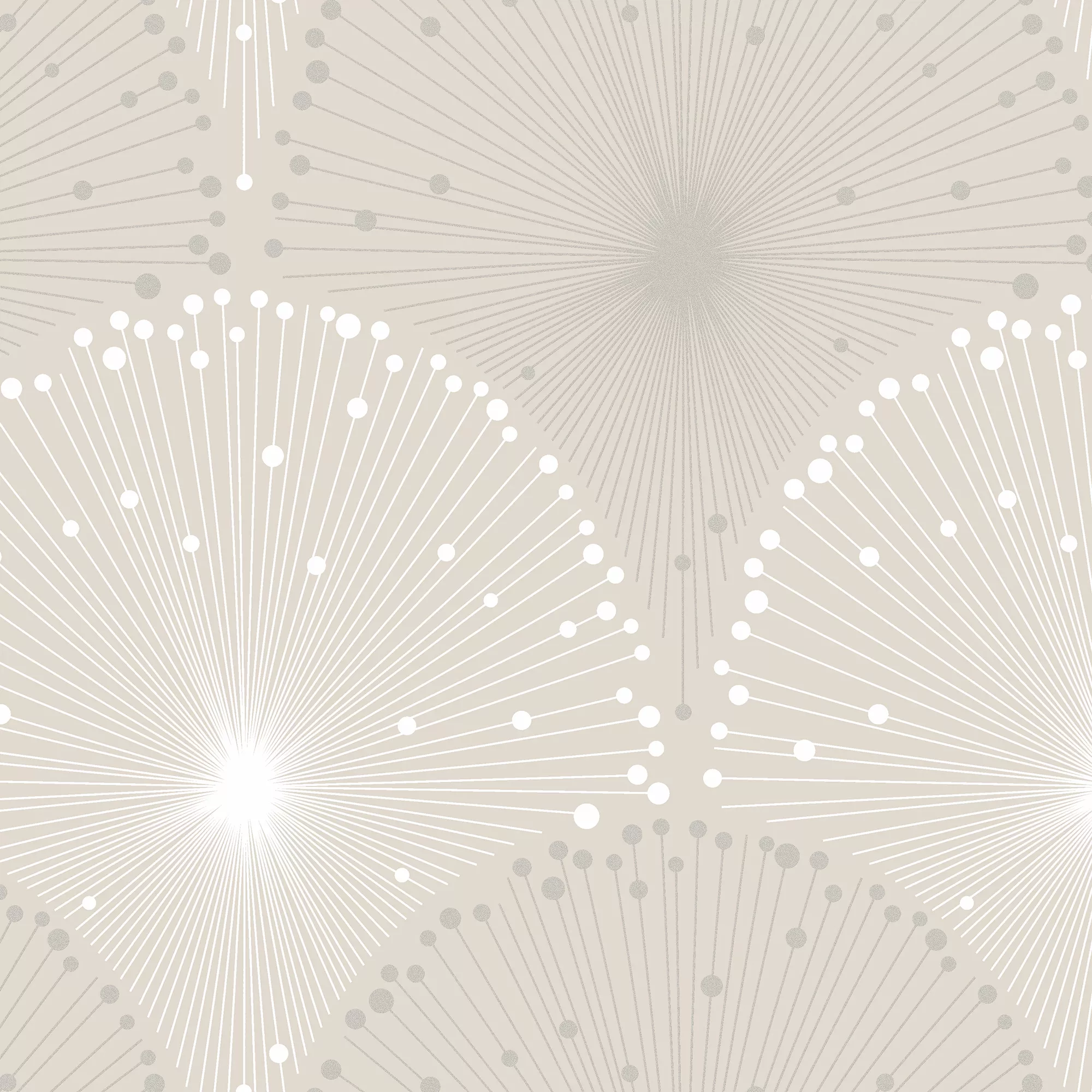 GoodHome Zamia Beige Art Deco Silver Effect Textured Wallpaper 5 GoodHome Zamia Beige Art Deco Silver Effect Textured Wallpaper - Image 3