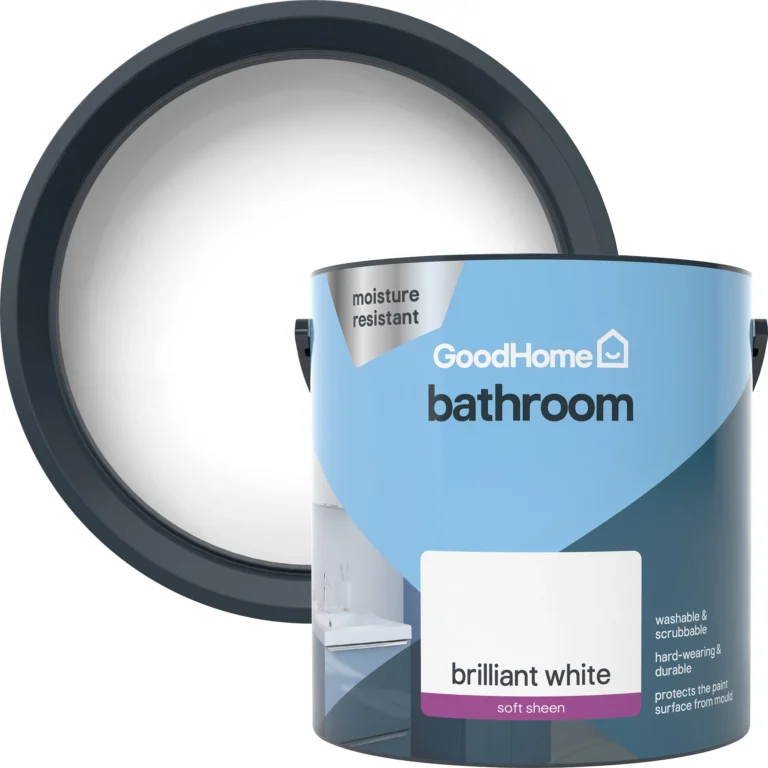 Trade Points -Trade Points goodhome bathroom brilliant white soft sheen emulsion paint 2 5l5059340232072 37c 768x768 1